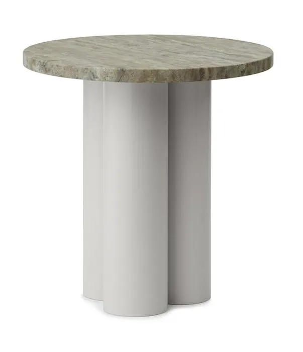 Normann Copenhagen Dit bijzettafel-Travertine Silver-Sand Exclusieve Aanbieding