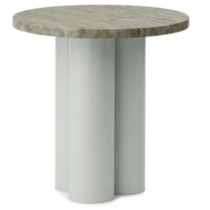 Populair Normann Copenhagen Dit bijzettafel-Travertine Silver-Light Green