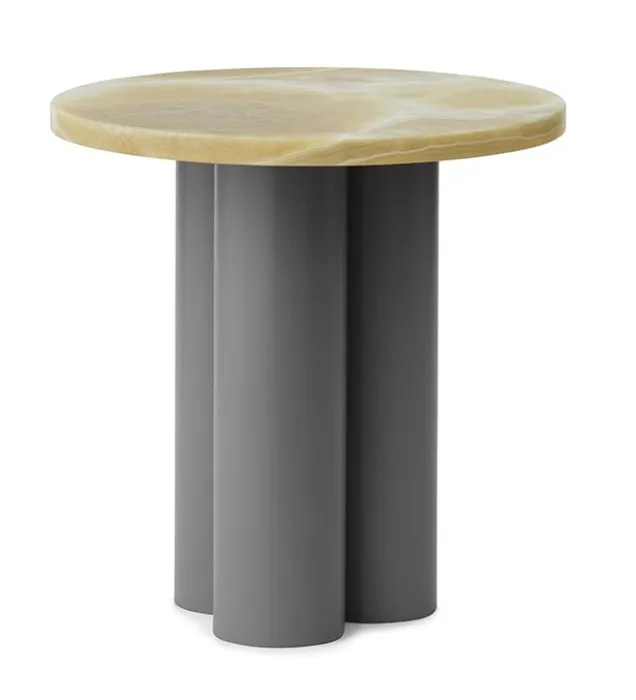 Normann Copenhagen Dit bijzettafel-Honey Onyx-Grey Tijdelijk Beschikbaar