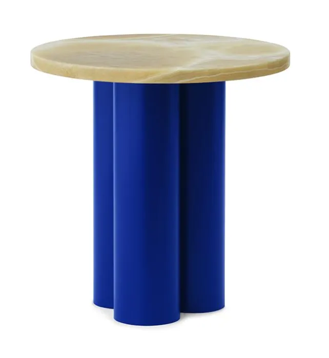 Normann Copenhagen Dit bijzettafel-Honey Onyx-Bright Blue Speciale Aanbieding