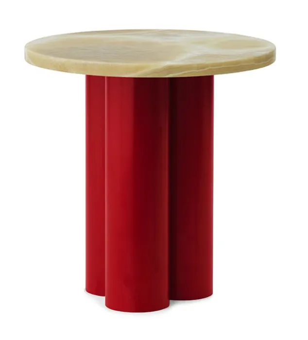 Voordeelprijs Normann Copenhagen Dit bijzettafel-Honey Onyx-Bright Red