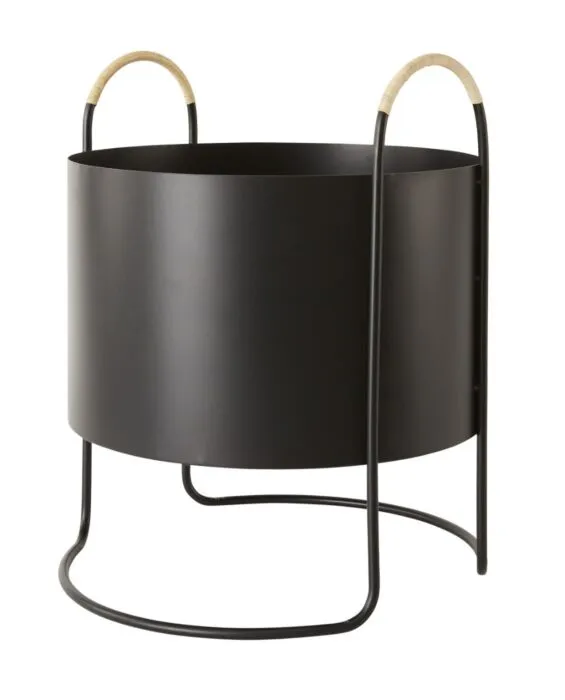 Beperkt Aanbod OYOY Living Design Maki plantenbak-Laag-Black