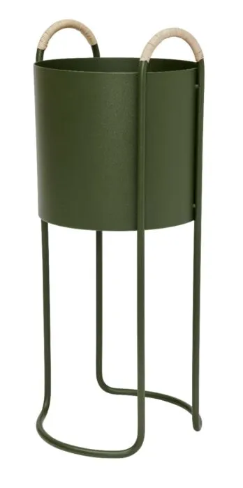 Koopje OYOY Living Design Maki plantenbak-Hoog-Olive