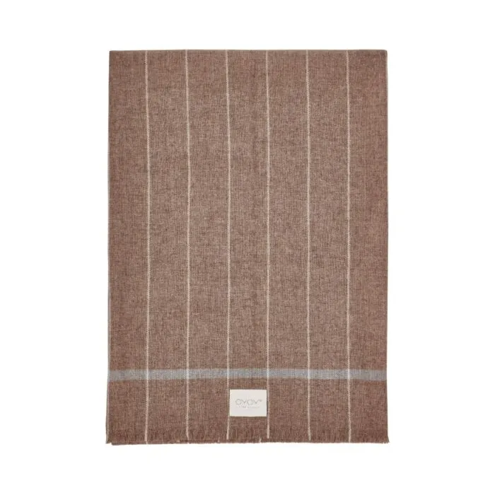 Goedkoop OYOY Living Design Balama Wool plaid-Caramel