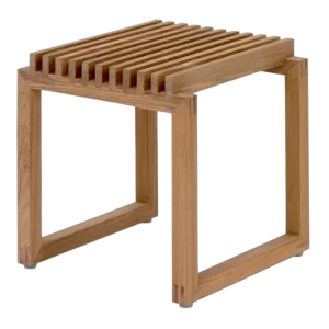 Betaalbaar Fritz Hansen Cutter krukje-Teak