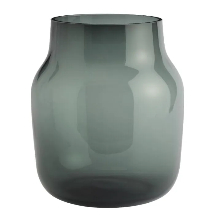 muuto Silent vaas-∅ 20 cm-Dark green Must-Have