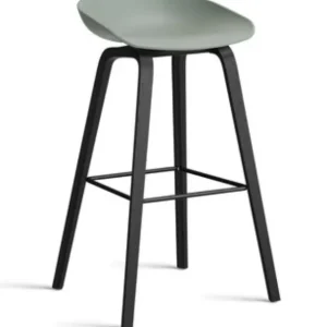 HAY About a Stool AAS32 barkruk zwart onderstel -Zithoogte 75 cm-Fall Green OUTLET Bestseller