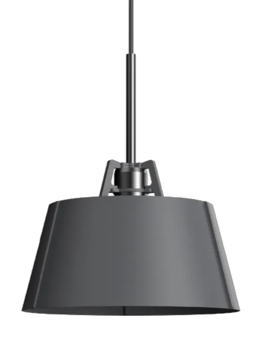 Aanbieding Tonone Bella hanglamp-Midnight grey-Zwarte fitting