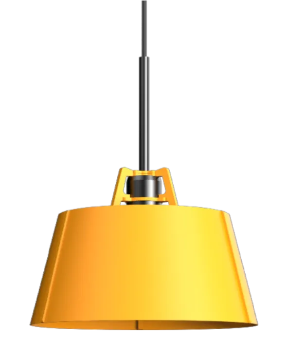 Tonone Bella hanglamp-Sunny yellow-Zwarte fitting Fabrieksprijs
