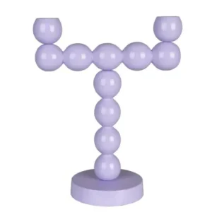 Zuiver Bubbles kandelaar-Paars Exclusieve Aanbieding