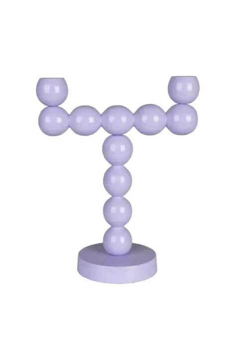 Zuiver Bubbles kandelaar-Paars Exclusieve Aanbieding