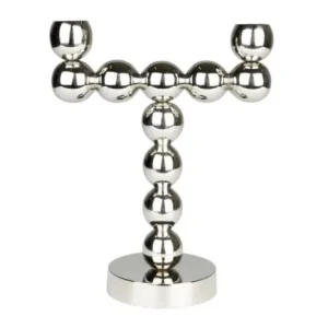Seizoensaanbieding Zuiver Bubbles kandelaar-Zilver