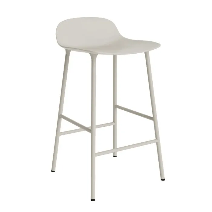 Normann Copenhagen Form stalen barkruk-Zithoogte 65 cm-Licht grijs Bestel Nu