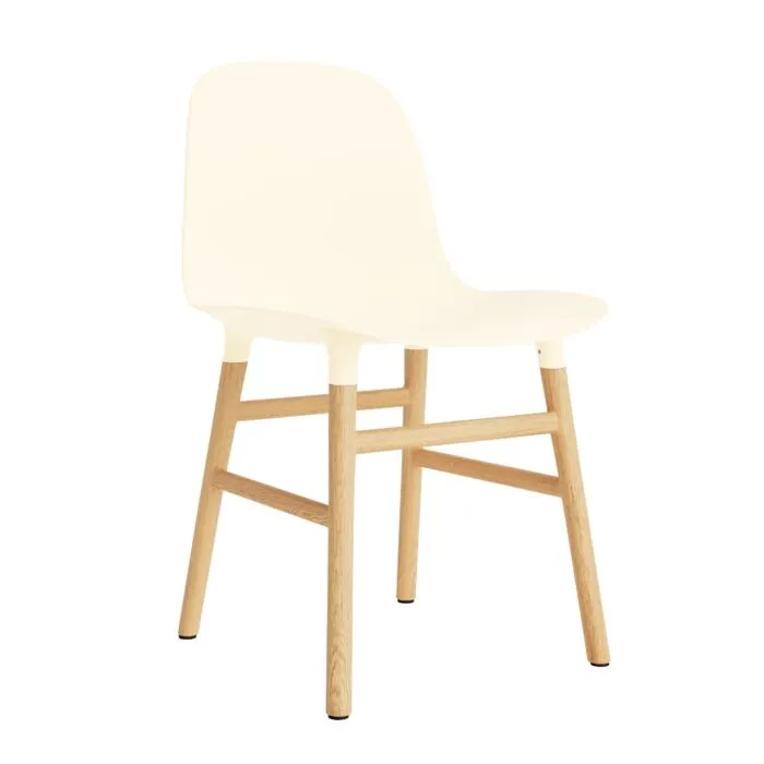 Dagaanbieding Normann Copenhagen Form Chair stoel eiken-Crème