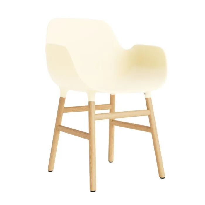 Koop Vandaag Normann Copenhagen Form armchair stoel eiken-Crème