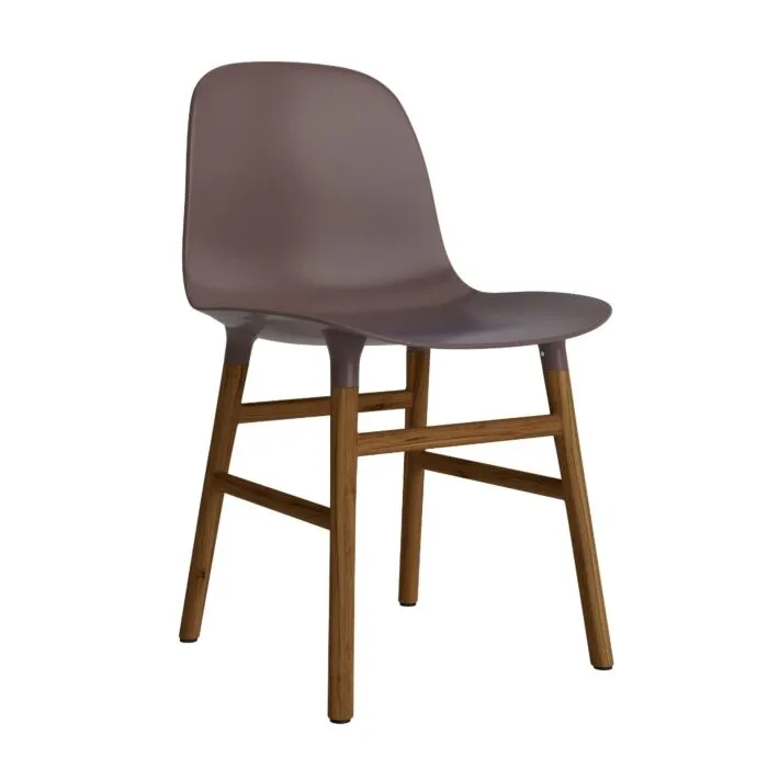 Normann Copenhagen Form Chair stoel noten-Bruin Tijdelijk Beschikbaar