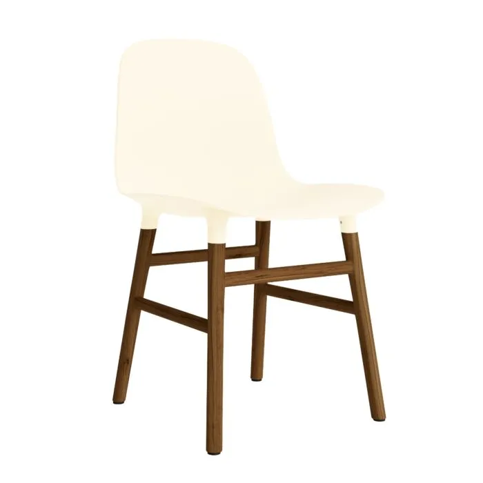 Veilige Betaling Normann Copenhagen Form Chair stoel noten-Crème