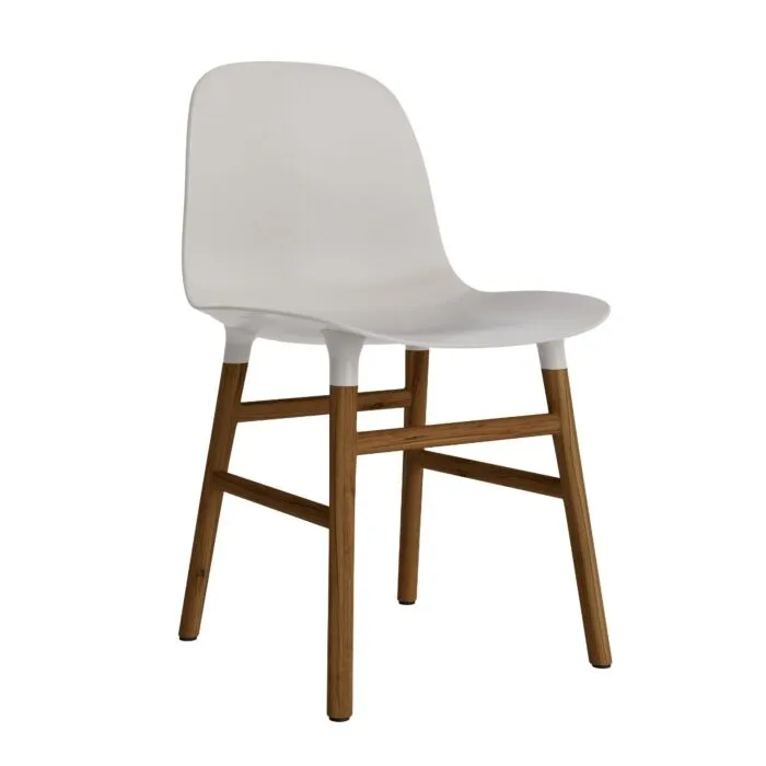 Normann Copenhagen Form Chair stoel noten-Warm grijs Populair