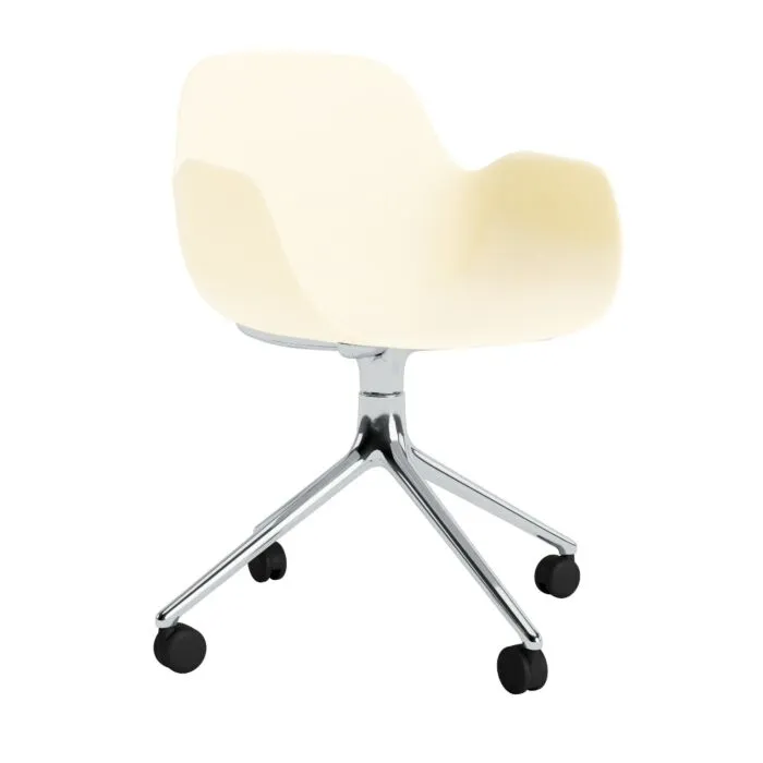 Normann Copenhagen Form Swivel bureaustoel aluminium onderstel-Cream Koop Vandaag