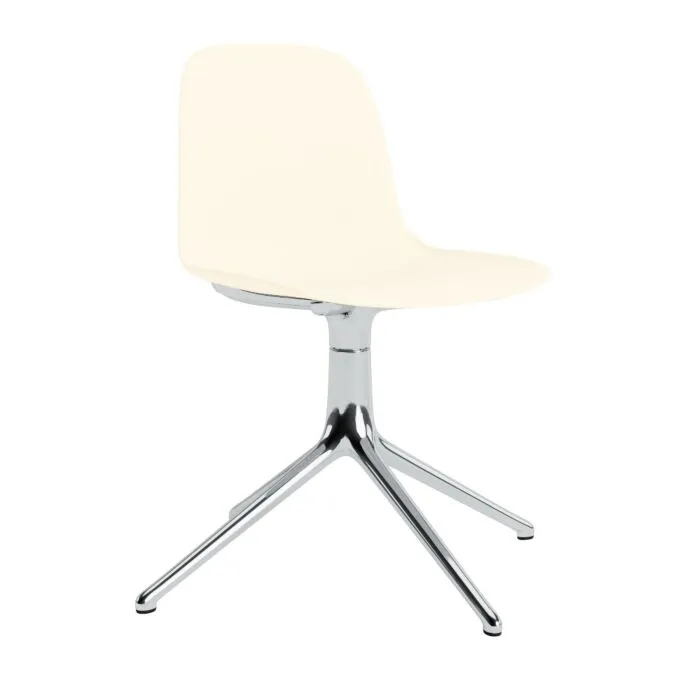 Normann Copenhagen Form Swivel stoel aluminium onderstel-Cream Seizoensaanbieding