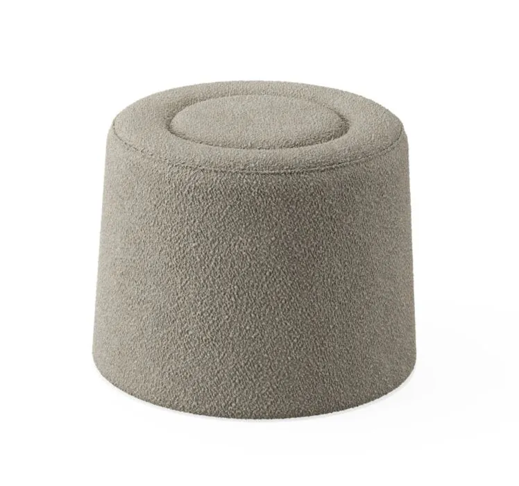 WOUD Praline pouf-∅ 52 cm Finale Uitverkoop