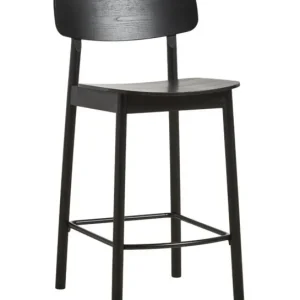 WOUD Soma barkrukken-Zithoogte 65 cm-Zwart Koopje