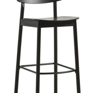 Aanbieding WOUD Soma barkrukken-Zithoogte 75 cm-Zwart