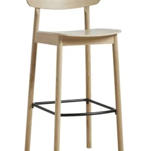 WOUD Soma barkrukken-Zithoogte 75 cm-Eiken Superprijs