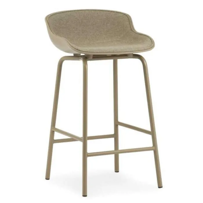 Normann Copenhagen Hyg barkruk front upholstery-Zand-Zithoogte 65 cm OUTLET Shop Nu