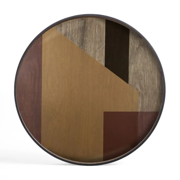 Ethnicraft Angle glazen dienblad - Pinot Ablong - Ø 92 cm Rechtstreeks Van De Fabrikant