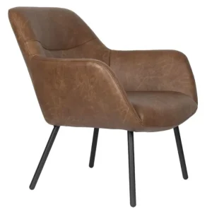 vanHarte Dude loungestoel-Vintage Brown Direct Verzonden