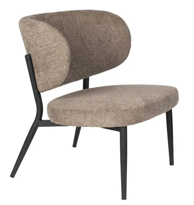 vanHarte Sanne loungestoel-Brownie Weekendaanbieding