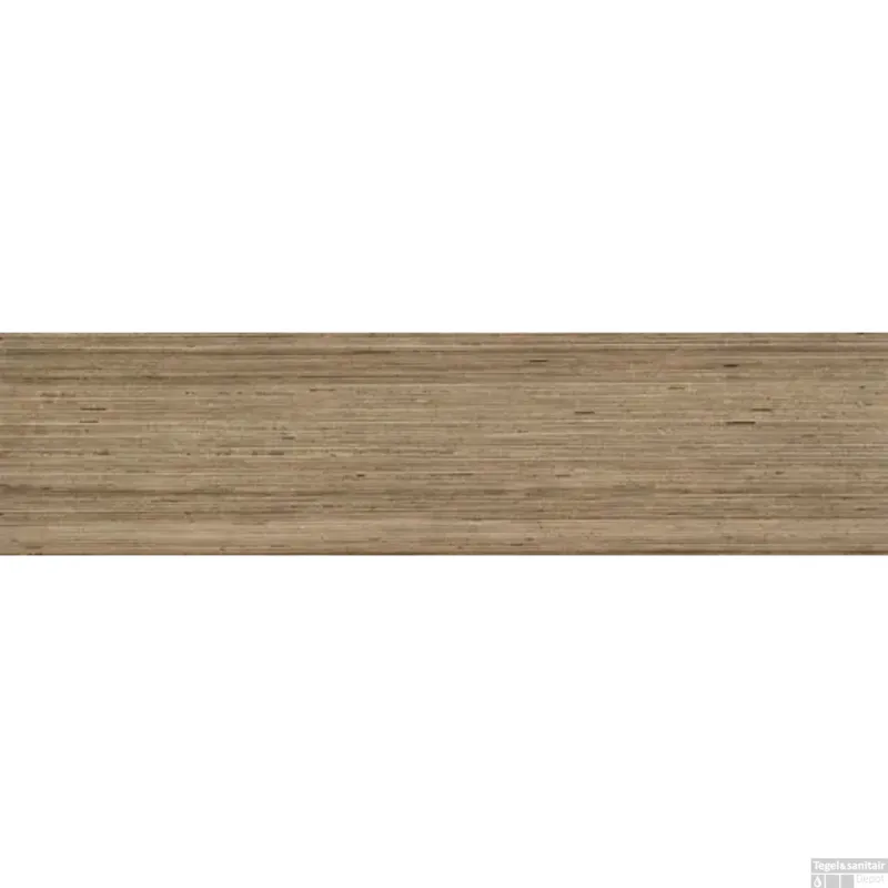 Vloertegel Douglas & Jones Textures Mat Tortora 30x120 cm (Doosinhoud 1.44m2) Weekendaanbieding