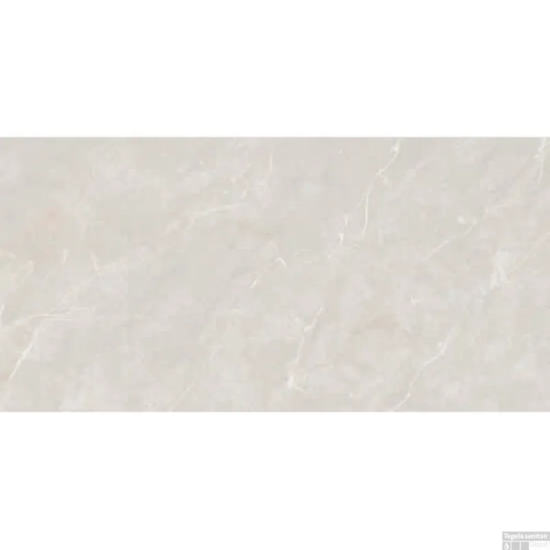 Fabrieksprijs Vloertegel Douglas & Jones Marbles 60x120 cm Glans Belv.Ivory (Doosinhoud 1.44m2)