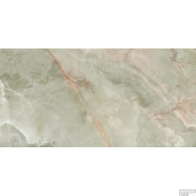 Actieprijs Wandtegel Douglas Jones Marbles 60X120 cm Glans apple (Doosinhoud 1,44 m2)