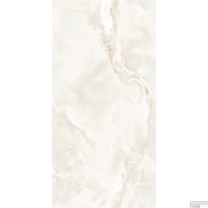 Vloertegel Tebe Endless Love Edonyx Gerectificeerd 60x120 cm Glans Ivory (Doosinhoud 1.44 m2) Hoge Kwaliteit