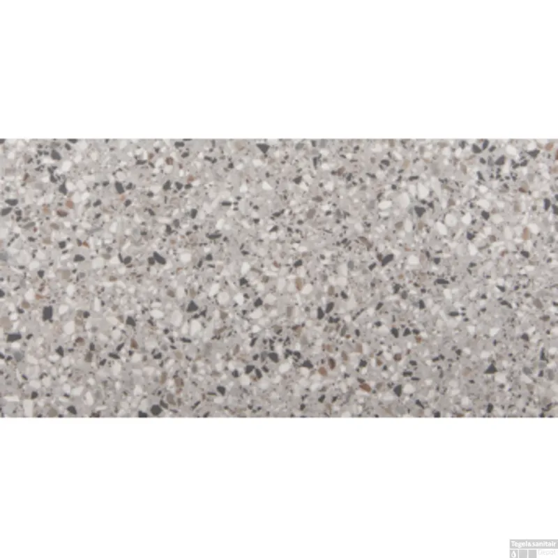 Vloer- en Wandtegel vtwonen Terrazzo 60x120 cm Mat Smoke Flakes(Doosinhoud 1.44 m2) Lage Prijs