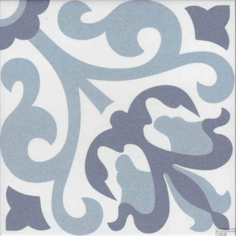 Douglas & Jones Vloer en Wandtegel Vintage Fitou Ocean 20x20 cm (Doosinhoud 1.00 m2) Bestseller