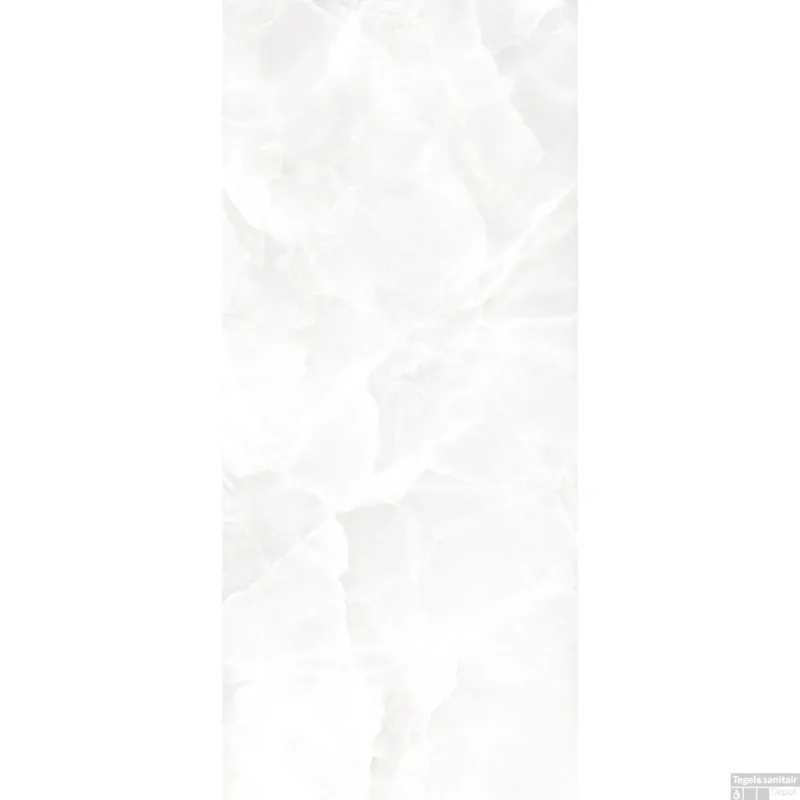 Vloer- en Wandtegel Energieker Ekxtreme 60x120 cm Glanzend Onyx White (Doosinhoud 1,44 M2) Meest Verkocht