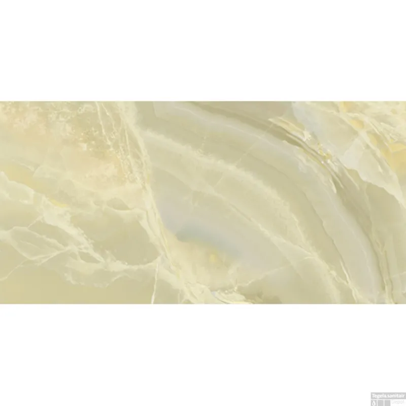 Merkproduct vtwonen Vloer- en Wandtegel Onyx 60x120 cm Jade Green Glans (doosinhoud 1,44 m2)