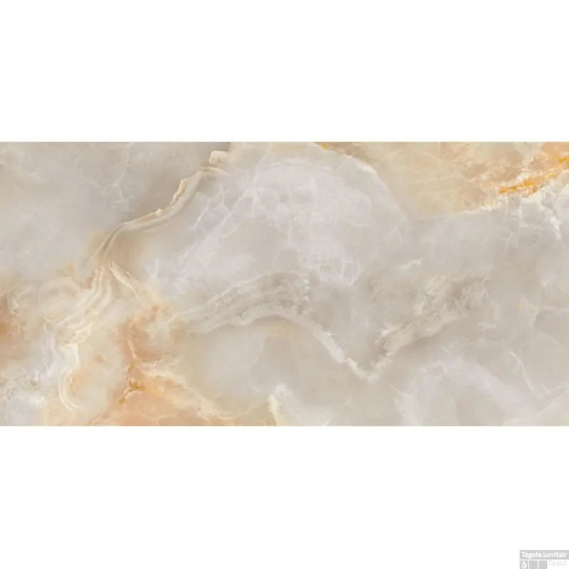 Veilige Betaling vtwonen Vloer- en Wandtegel Onyx 60x120 cm Cloudy Grey Glans (doosinhoud 1,44 m2)