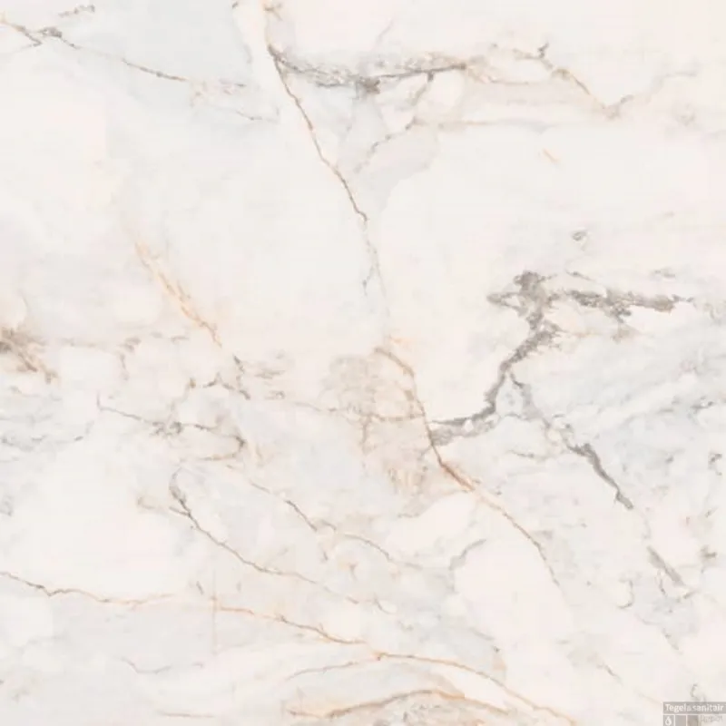 Direct Beschikbaar Vloertegel Douglas & Jones Marbles 120x120 cm Glans Pisa Gold (Doosinhoud 1.44m2)