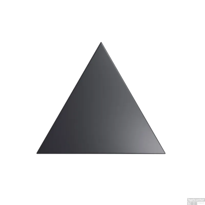 Laatste Versie Wandtegel Zyx Triangle Layer Black Matt 15x17 cm Mat Zwart (Doosinhoud 0,57m2)
