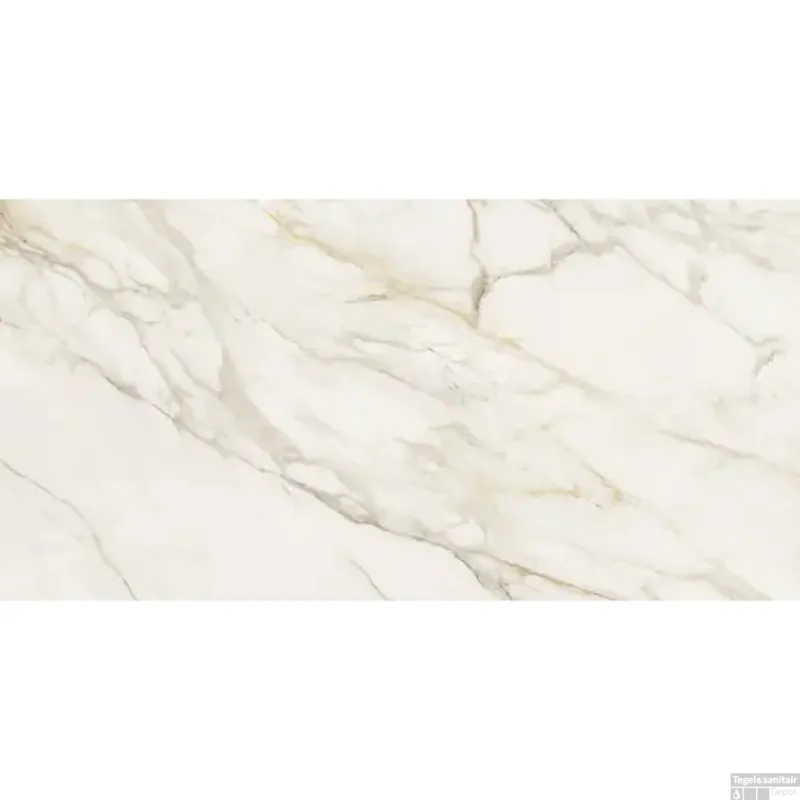 Vloertegel Douglas & Jones Magnum 60x120 cm Marmerlook Gerectificeerd 6 mm Mat Creme (doosinhoud 2.16m2) Flitsaanbieding