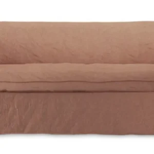 HKliving Nomad bank - 204 cm-Linen, Dusty rose Lage Kosten