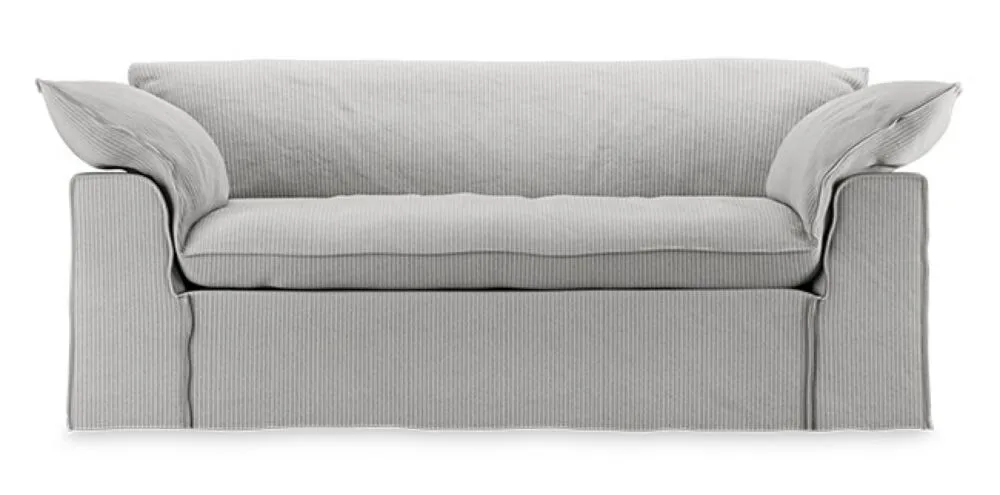 Koop Vandaag HKliving Nomad bank - 204 cm-Corduroy rib, Cream