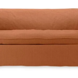 Populair HKliving Nomad bank - 204 cm-Corduroy rib, Dusty orange