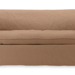 HKliving Nomad bank - 204 cm-Corduroy rib, Brown Aanbieding