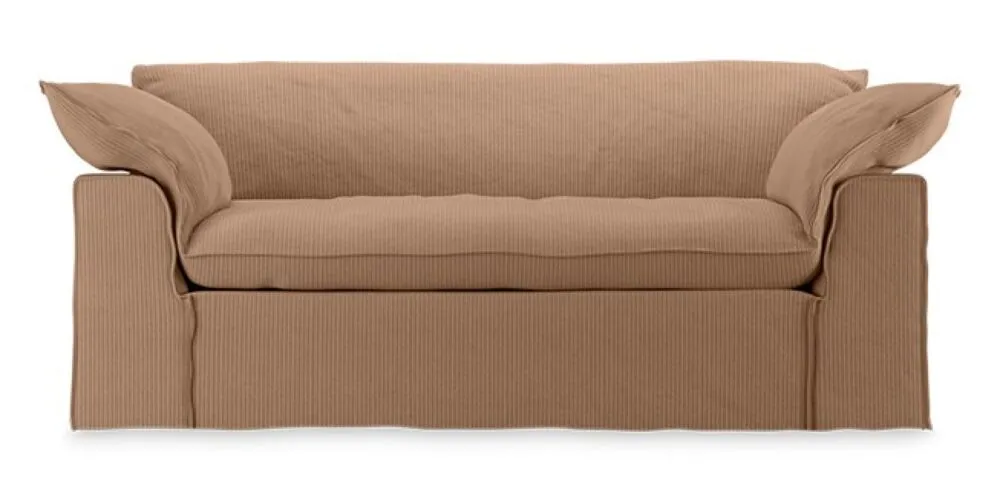 HKliving Nomad bank - 204 cm-Corduroy rib, Brown Aanbieding