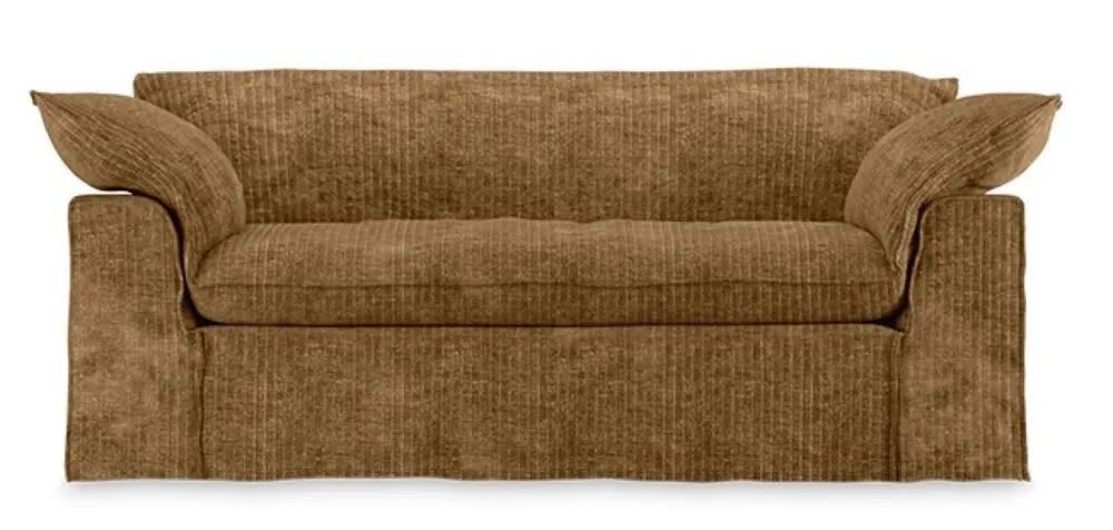 Premium HKliving Nomad bank - 204 cm-Corduroy velvet, Aged gold